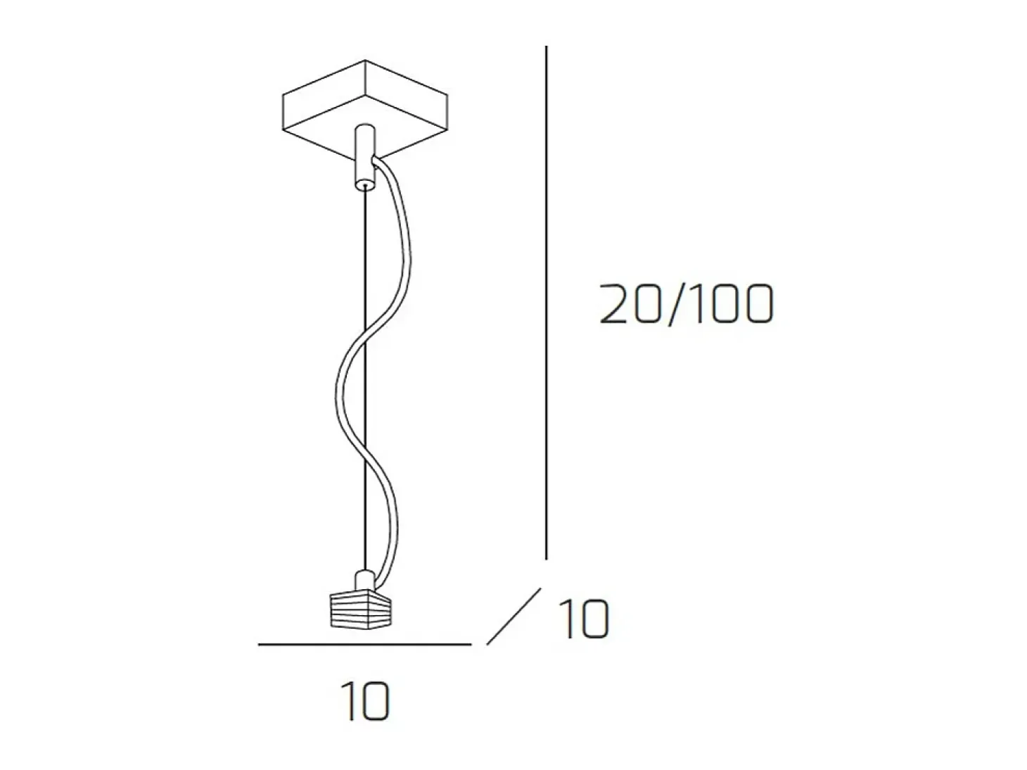 Sospensione Contemporanea Metropolitan Metallo Cromo Vetro Trasparente 1 Luce G9