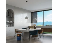 Sospensione Cupola Grigio Chiaro E27 Cúpula colgante gris claro E27