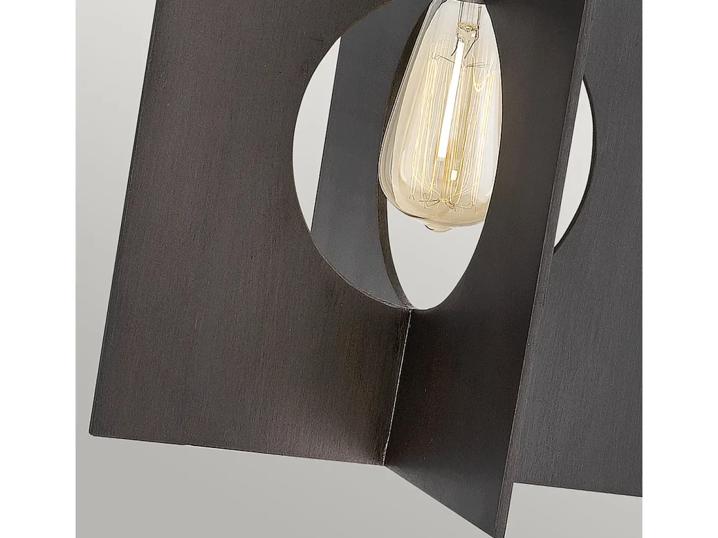 Sospensione Industrial Nordica Ludlow Acciaio Grafite Spazzolata 1 Luce E27