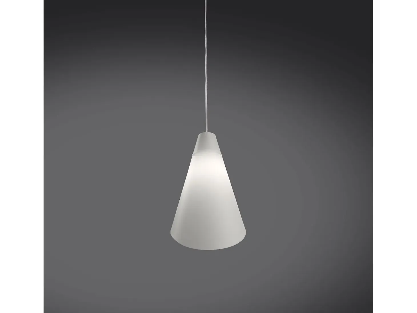 Sospensione Moderna Calle Polilux ® Bianco E Metallo Cromo 1 Luce E27