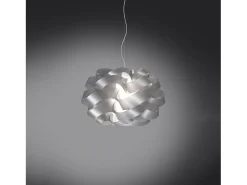 Sospensione Moderna Cloud Polilux ® Argento E Metallo Cromo 1 Luce E27
