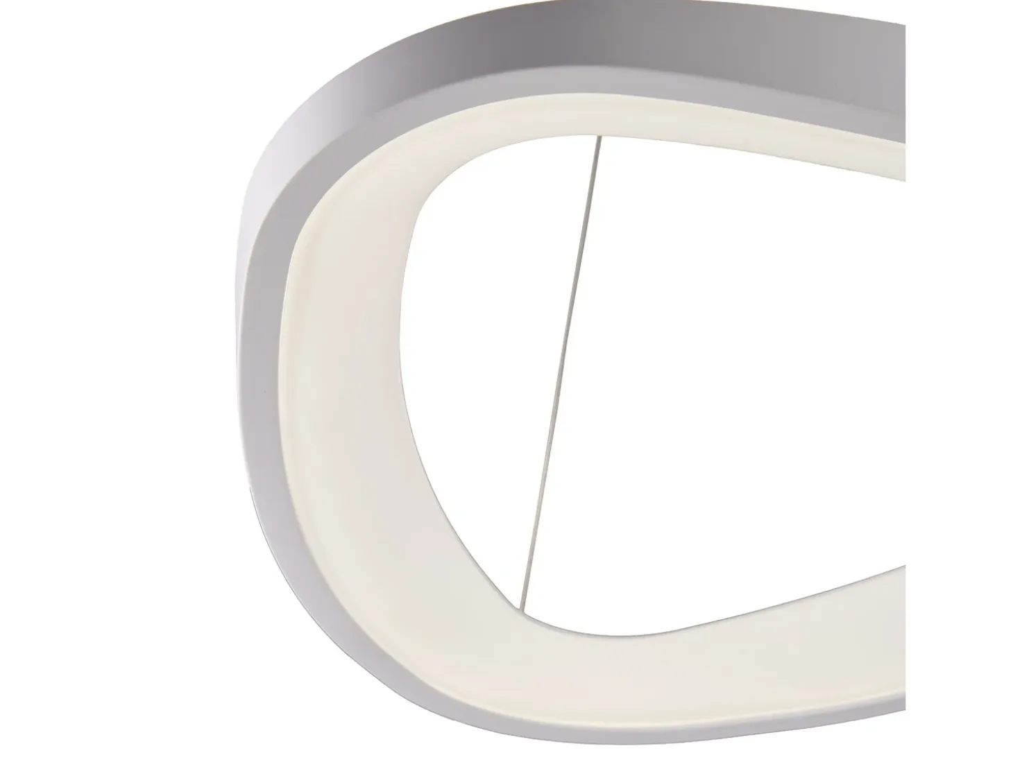 Sospensione Moderna Darwin Plastica Bianca Led 40W Dimmerabile 3000-4000-6000K