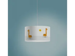 Sospensione Moderna Decokids Polilux ® Grafica Giraffa 1 Luce E27