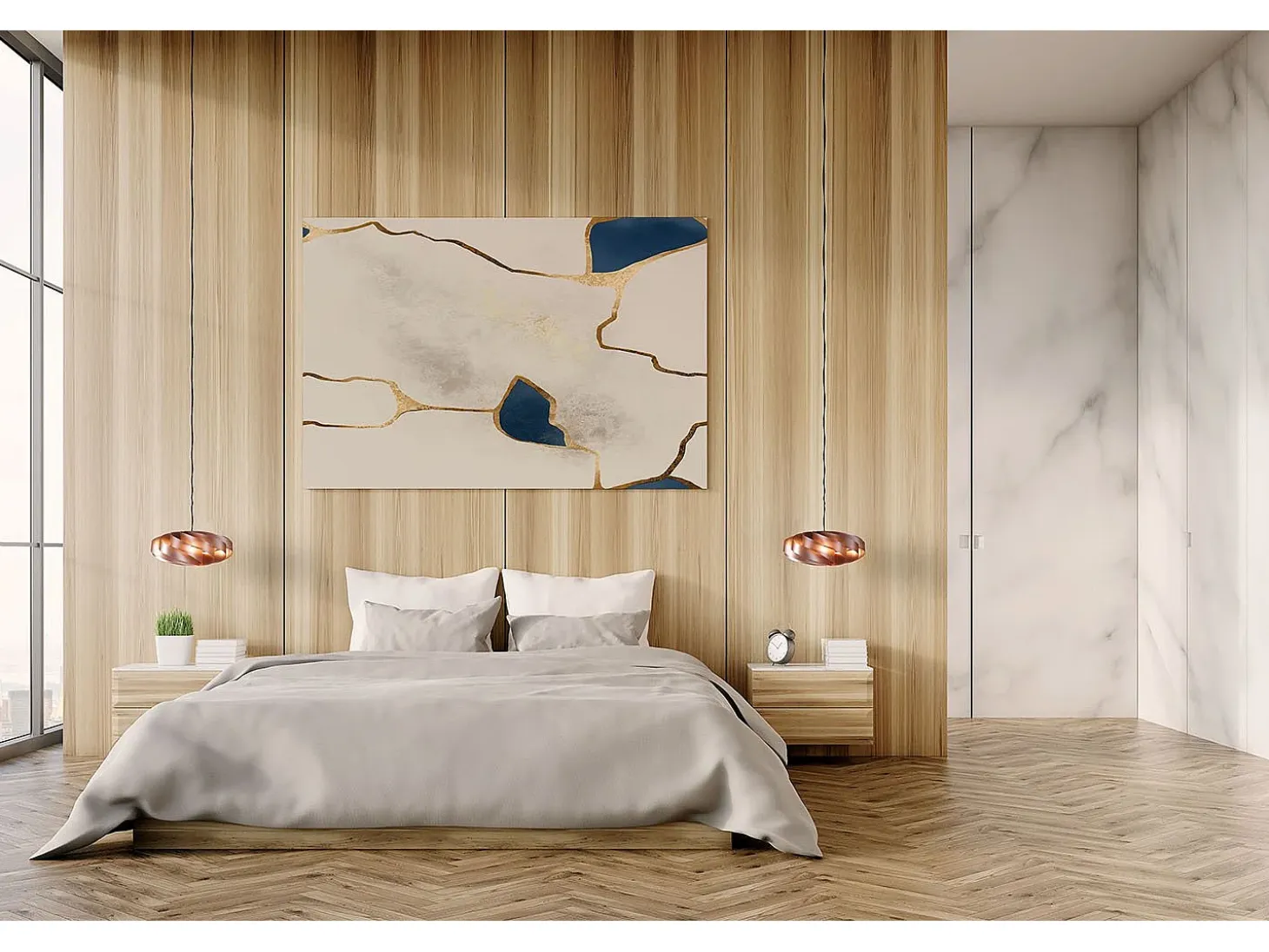 Sospensione Moderna Flat Polilux ® Rame E Metallo Cromo 1 Luce E14