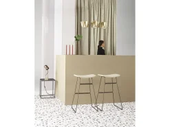 Sospensione Moderna Folio Polilux ® New Gold E Metallo Cromo 1 Luce E27