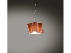 Sospensione Moderna Folio Polilux ® Rame E Metallo Cromo 1 Luce E27