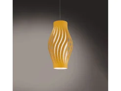 Sospensione Moderna Helios Polilux ® Ocra Pastello 1 Luce E27