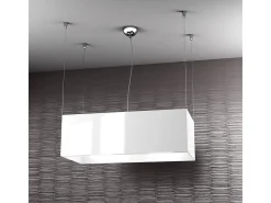 Sospensione Moderna Loft Metallo Cromo 2 Luci E27