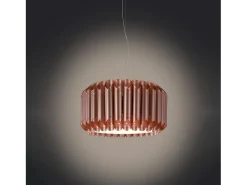 Sospensione Moderna Louise Polilux ® Rame E Metallo Cromo 1 Luce E27
