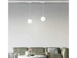 Sospensione Moderna Per Sistema In Binario Bianco Led Piccola