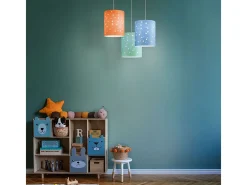 Sospensione Moderna Pois Polilux ® Arancione 1 Luce E27 D27Cm