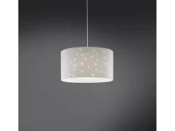 Sospensione Moderna Pois Polilux ® Bianco Materie Plastiche 1 Luce E27 D40Cm