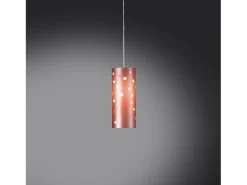 Sospensione Moderna Pois Polilux ® Pink Metal 1 Luce E27