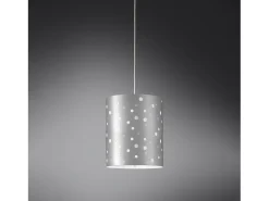 Sospensione Moderna Pois Polilux ® Argento 1 Luce E27 D27Cm