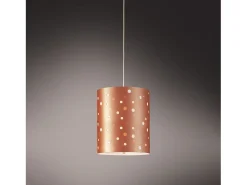 Sospensione Moderna Pois Polilux ® Rame 1 Luce E27 D27Cm