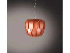 Sospensione Moderna Queen Polilux ® Rame E Metallo Cromo 1 Luce E27