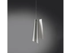 Sospensione Moderna Vela Polilux ® Argento E Metallo Cromo 1 Luce E27
