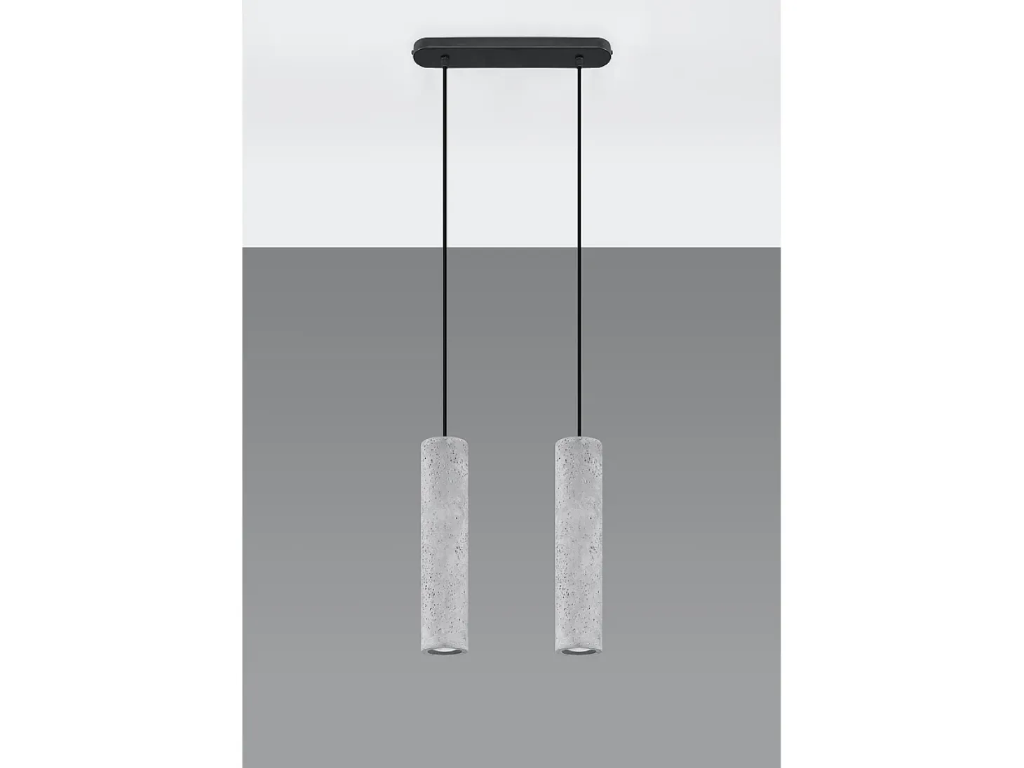 Sospensione Twin Grigio Chiaro GU10 Lámpara colgante Twin gris claro GU10