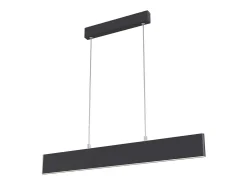 Step Lámpara colgante de techo lineal LED integrada negra