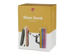 Sujetalibros de metal negro Sport Basketteur
