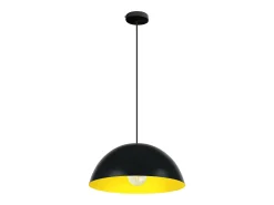 Suspensión TOSEL ,metal,Negro ,A78xD42,5xP42,5cm