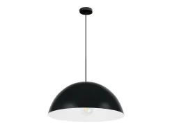 Suspensión TOSEL , metal,Negro ,A78xD42,5xP42,5cm