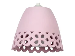 Suspensión TOSEL ,arcilla,Rosa ,A70xD17x P 17cm
