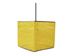Suspensión TOSEL ,fibre ,AMARILLO,A90x D16xP16cm