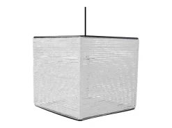 Suspensión TOSEL ,fibre ,Blanco,A90xD25xP25cm