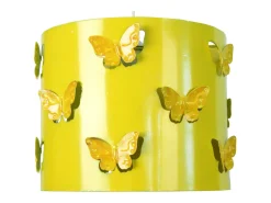 Suspensión TOSEL ,metal, AMARILLO,A 80xD27x P 27cm