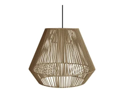Suspensión TOSEL ,metal, fibra,natural,A88xD40xP40cm