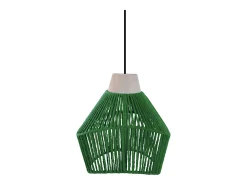Suspensión TOSEL ,metal, fibra,natural,A80xD13x P17cm