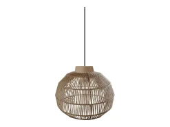 Suspensión TOSEL ,metal, fibra,natural,A90x D25xP25cm