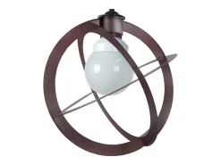 Suspensión TOSEL ,metal, Marrón,A 88xD28x P 28cm