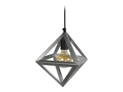 Suspensión TOSEL ,metal.,Aluminio ,A84xD24xP24cm