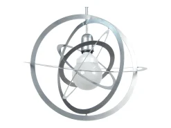 Suspensión TOSEL ,metal,Aluminio ,A 100x D40xP40cm