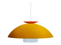 Suspensión TOSEL ,metal,AMARILLO,A110xD29xP29cm