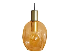Suspensión TOSEL ,metal,AMARILLO, A 100xD20x P 20cm