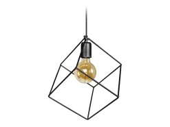 Suspensión TOSEL ,metal,antracita,A95xD35xP35cm