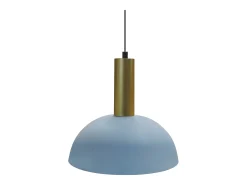 Suspensión TOSEL ,metal,Azul ,A 110xD 24xP24cm