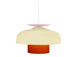 Suspensión TOSEL ,metal,beige,A110xD30xP30cm