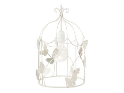 Suspensión TOSEL ,metal,Blanco,A96xD 23x P 23cm