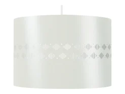 Suspensión TOSEL ,metal.-,Blanco , A80xD30xP 30 cm