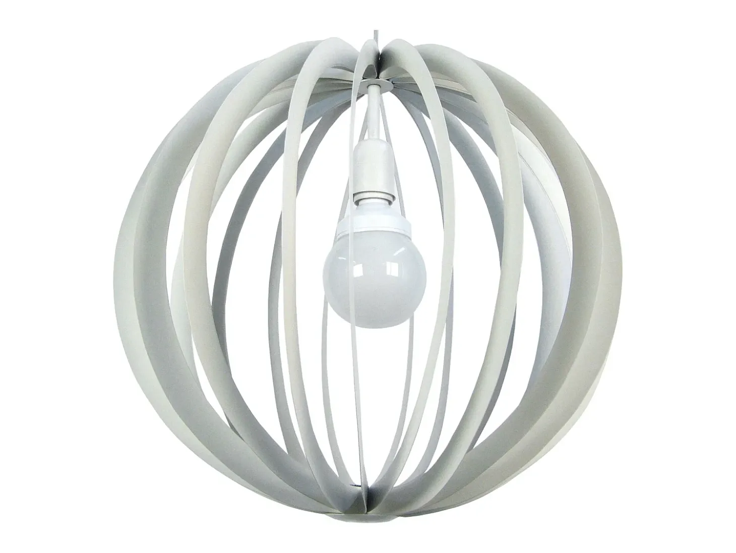 Suspensión TOSEL ,metal,Blanco,A110xD 50x P 50cm