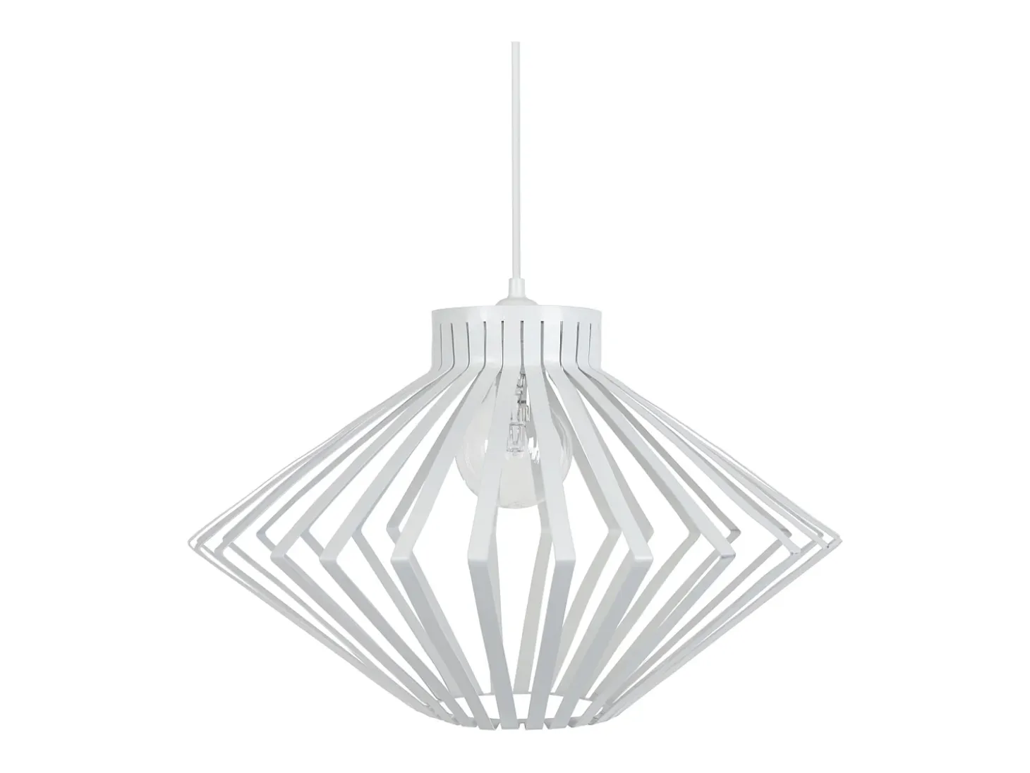 Suspensión TOSEL ,metal,Blanco,A90x D37xP37cm