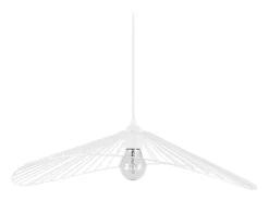 Suspensión TOSEL ,metal,Blanco,A 70xD44x P 50cm