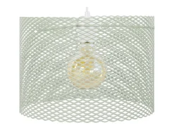 Suspensión TOSEL ,metal,Blanco,A80xD30xP30cm