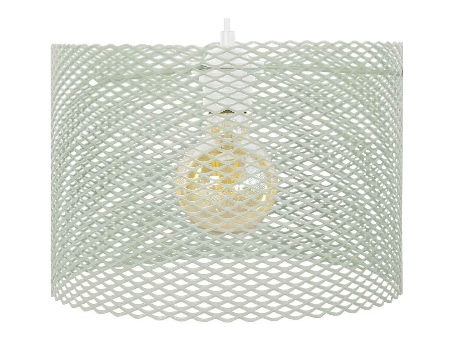 Suspensión TOSEL ,metal,Blanco,A80xD30xP30cm