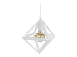 Suspensión TOSEL ,metal,Blanco ,A 84x D24xP24cm