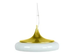 Suspensión TOSEL ,metal,Dorado ,A90xD27xP27cm